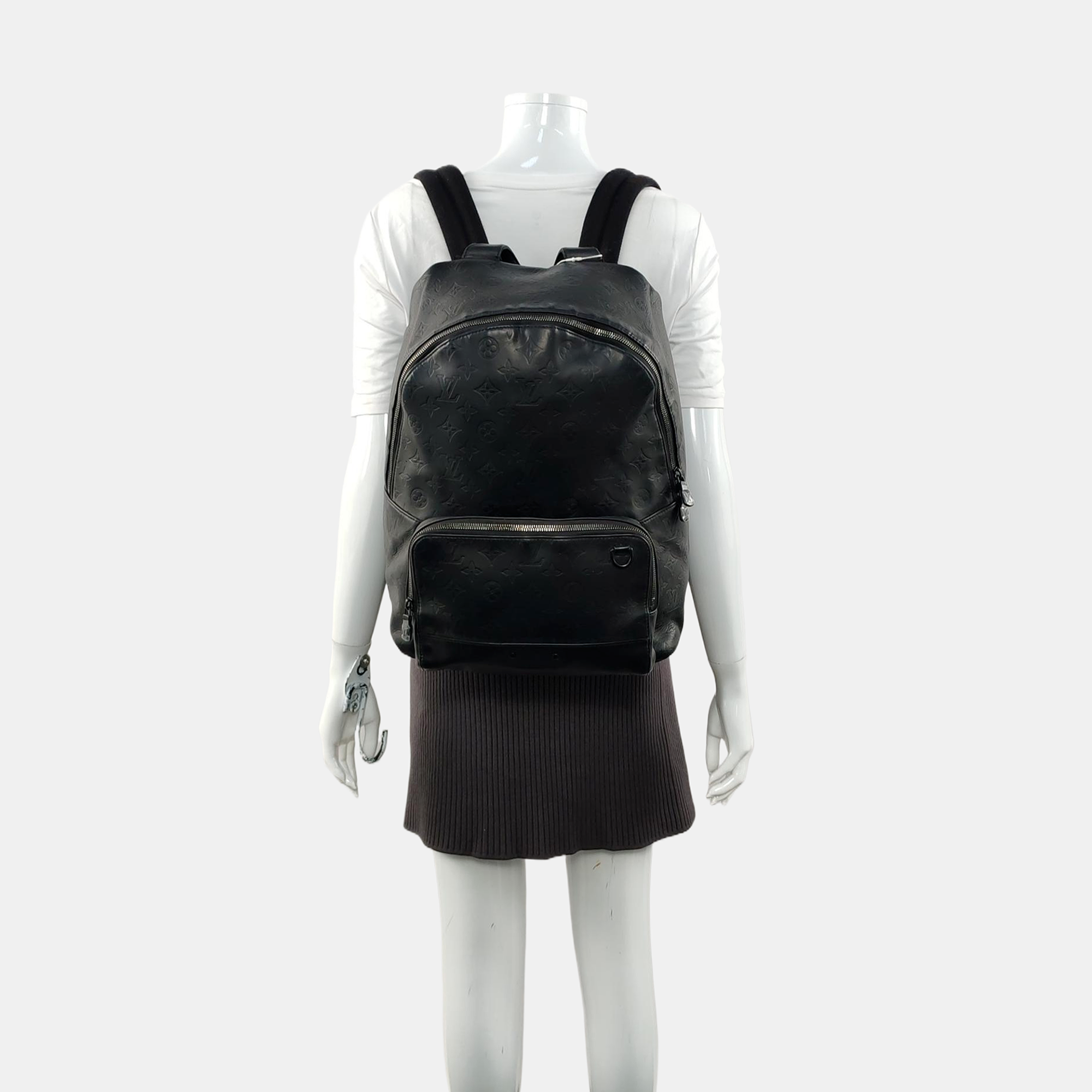 RACER Monogram Calfskin Black