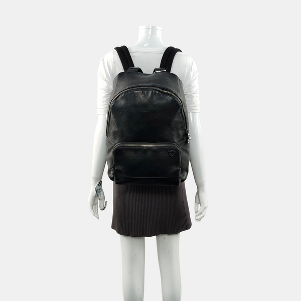 RACER Monogram Calfskin Black