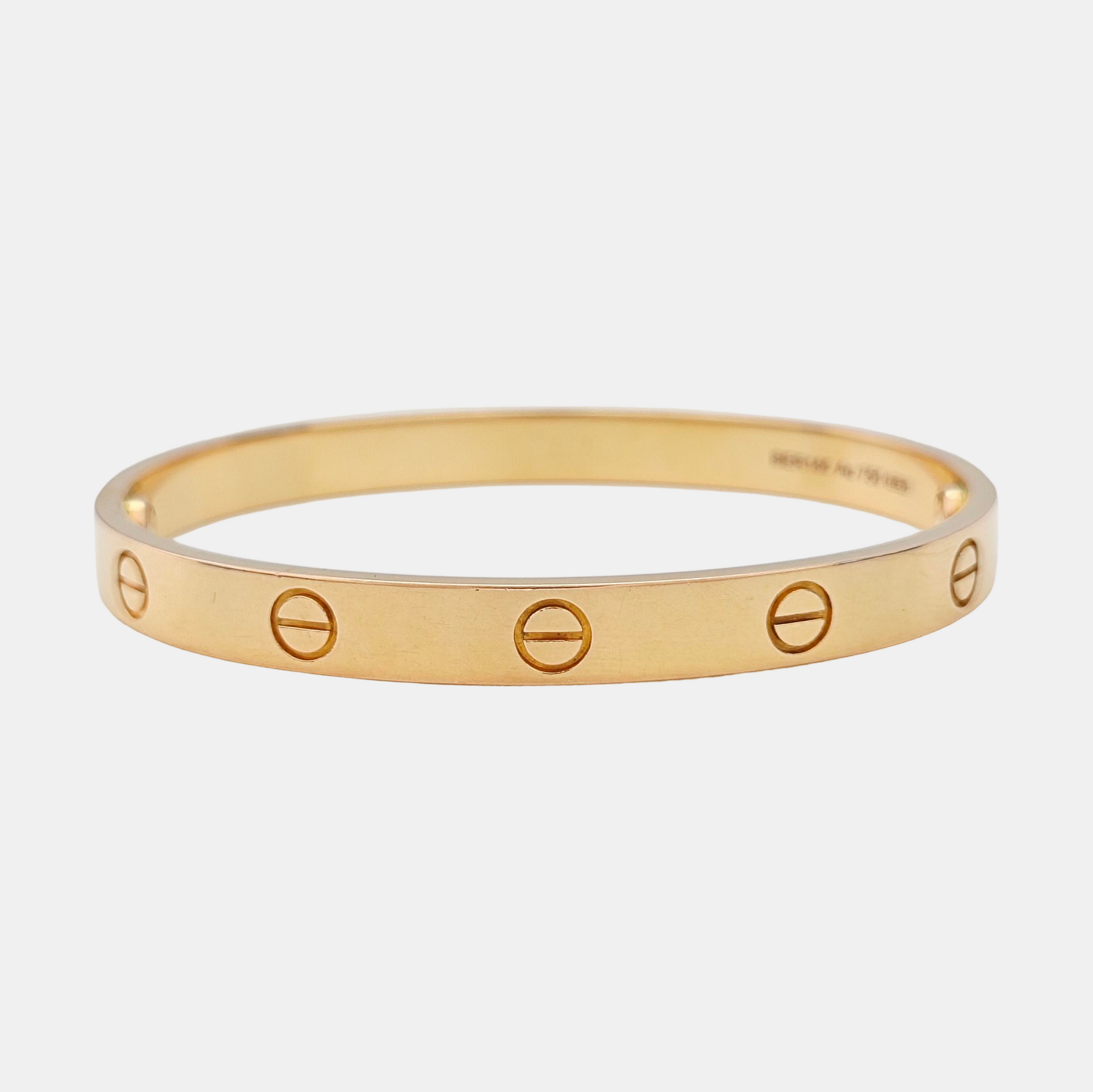 LOVE 18k Rose Gold Bangle