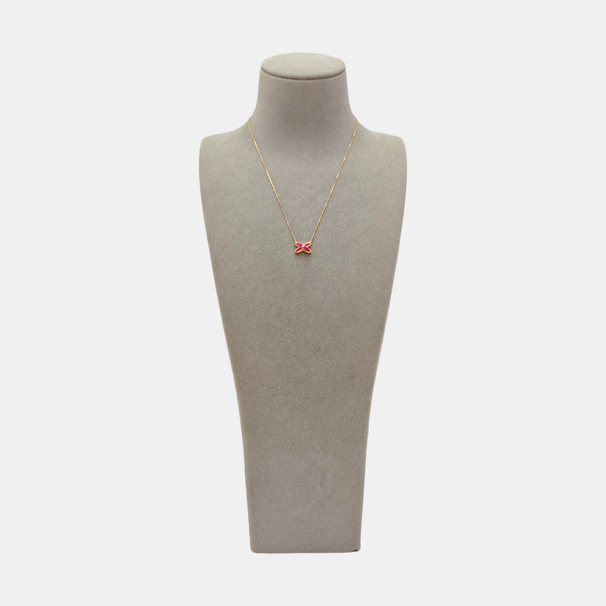 Jeux De Liens 18k Rose Gold Necklace
