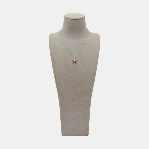 Jeux De Liens 18k Rose Gold Necklace