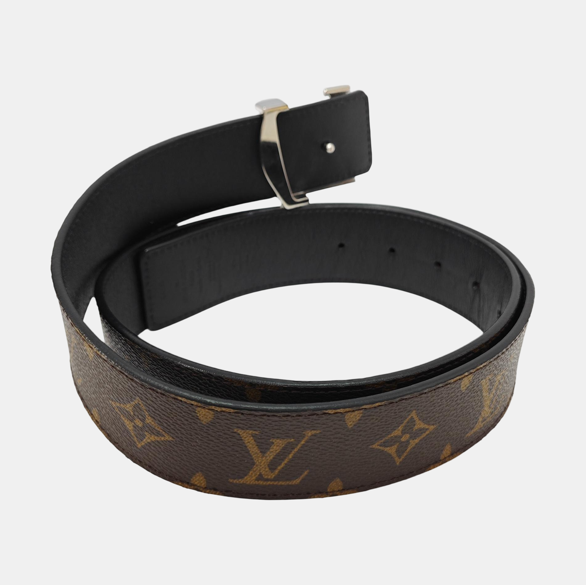 Coated Canvas Belt Brown