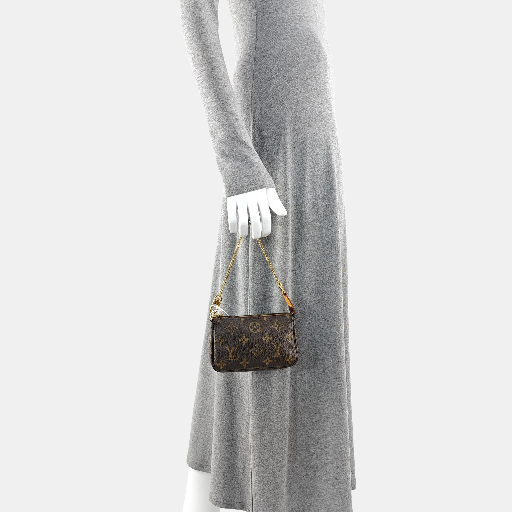 ACCESSOIRES Mini Monogram Coated Canvas Brown