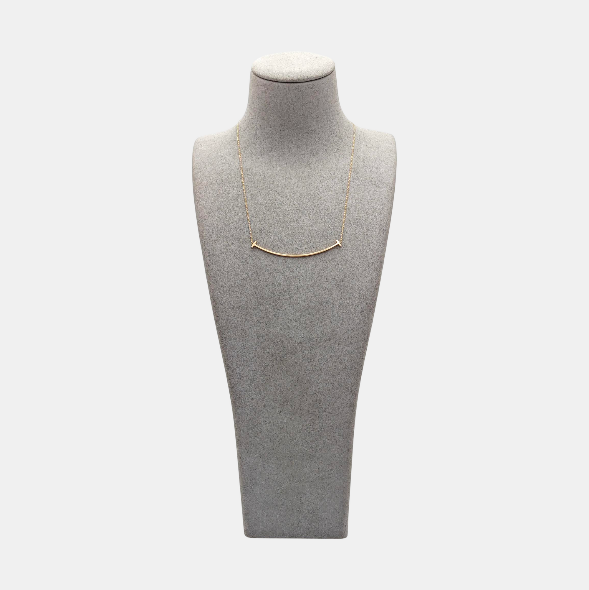 Tiffany T 18k Rose Gold Necklace