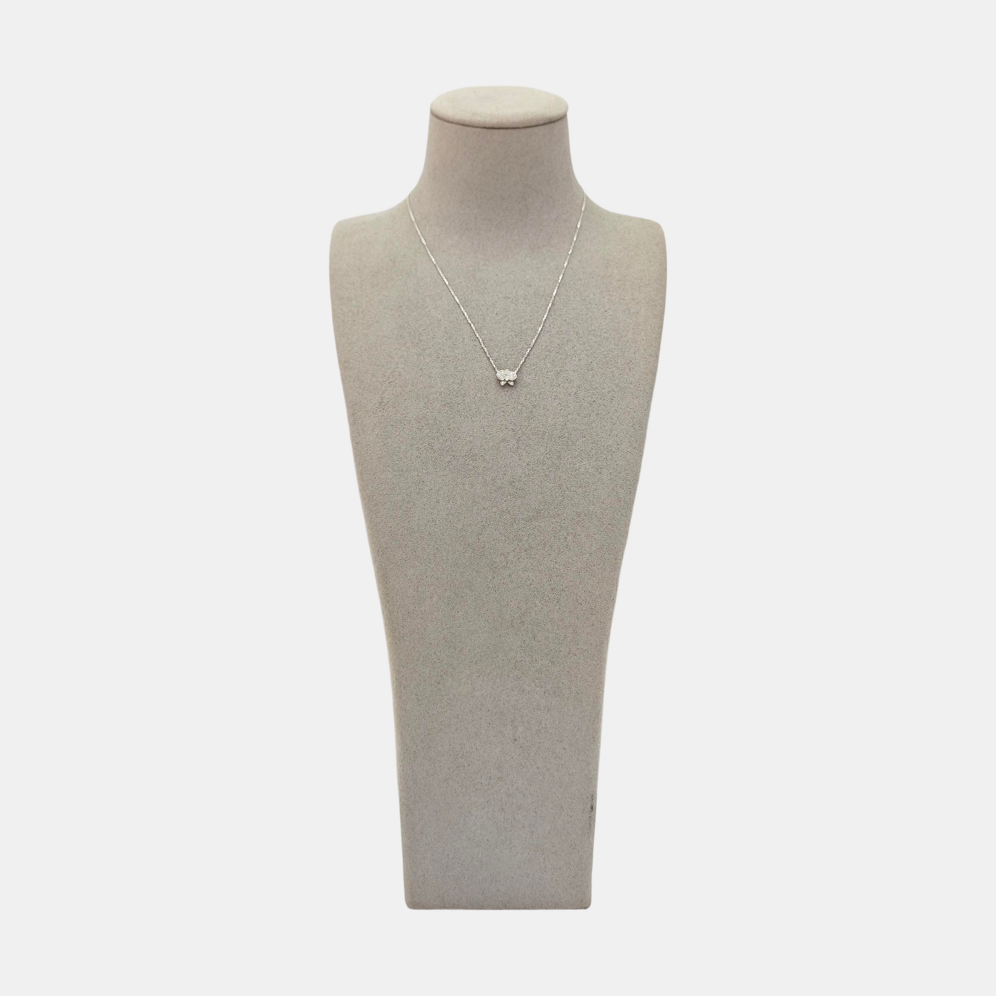CARESSE D'ORCHIDÉES PAR CARTIER 18k White Gold Silver Necklace