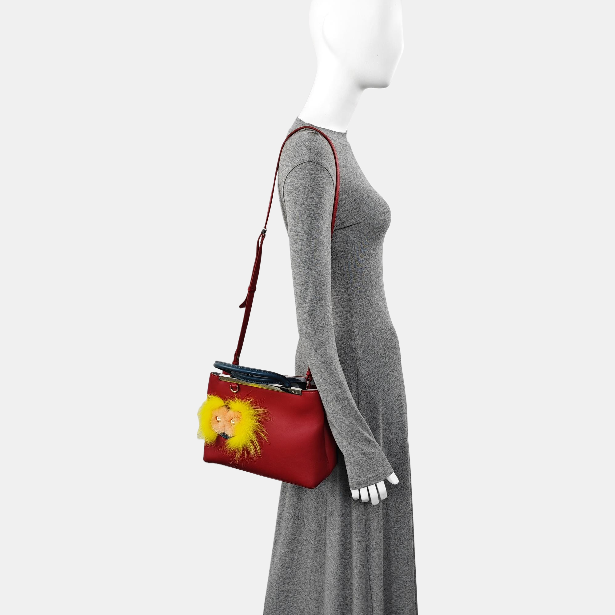 2 Jours Small Calfskin Red