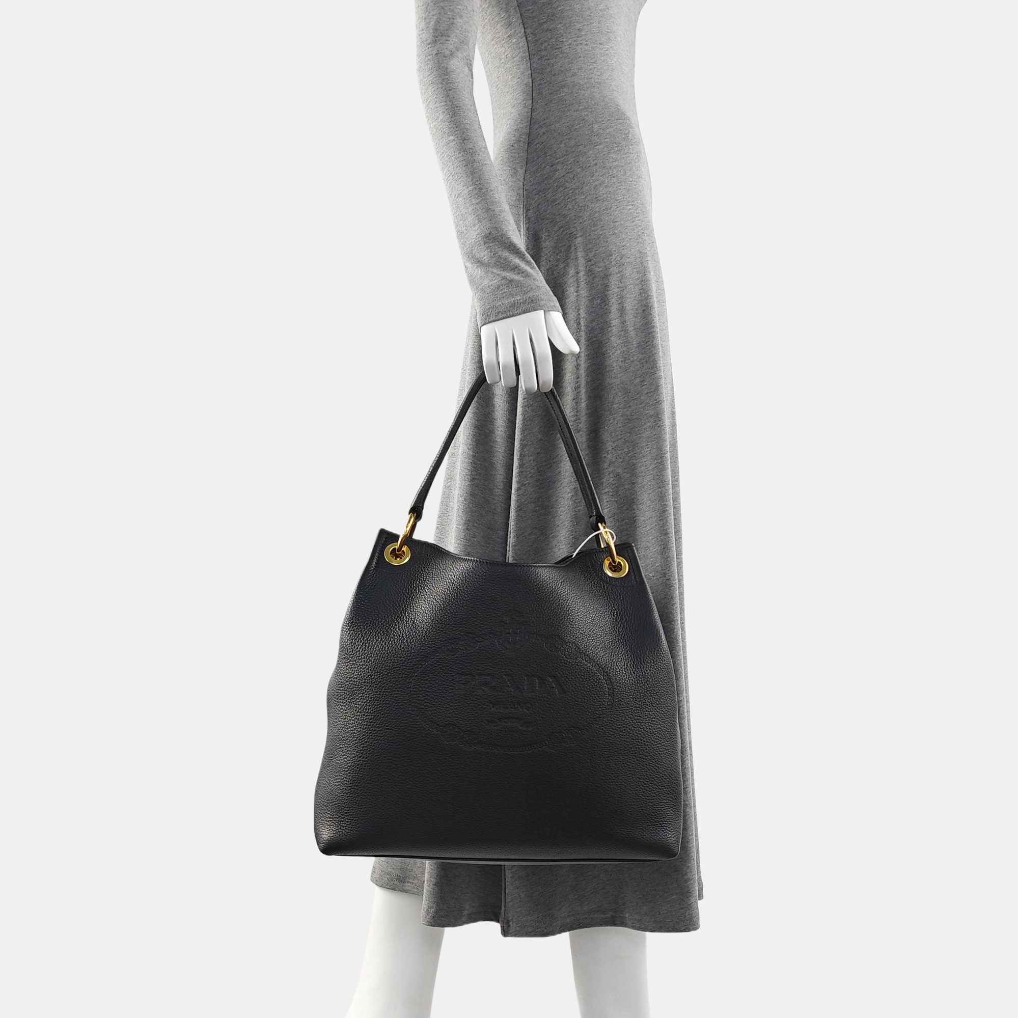 Calfskin Tote Bag Black