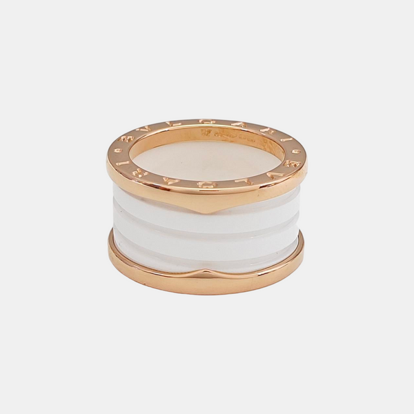 B.ZERO1 18k Rose Gold Ring EU 52