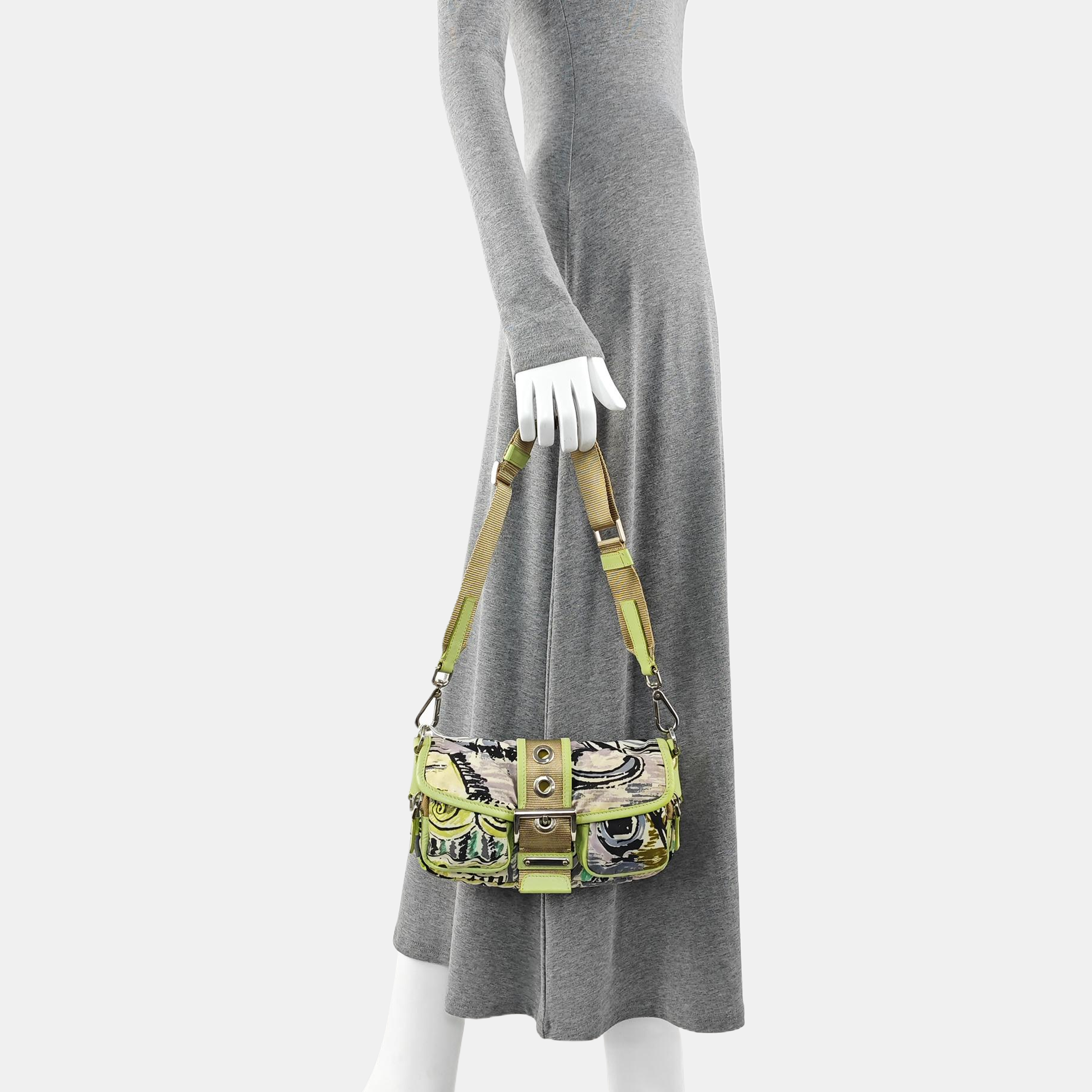 Nylon Shoulder Bag Multicolor