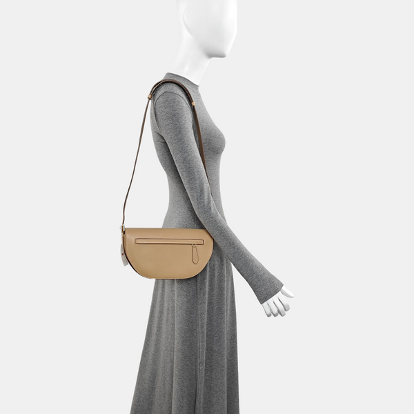 Olympia Small Calfskin Beige