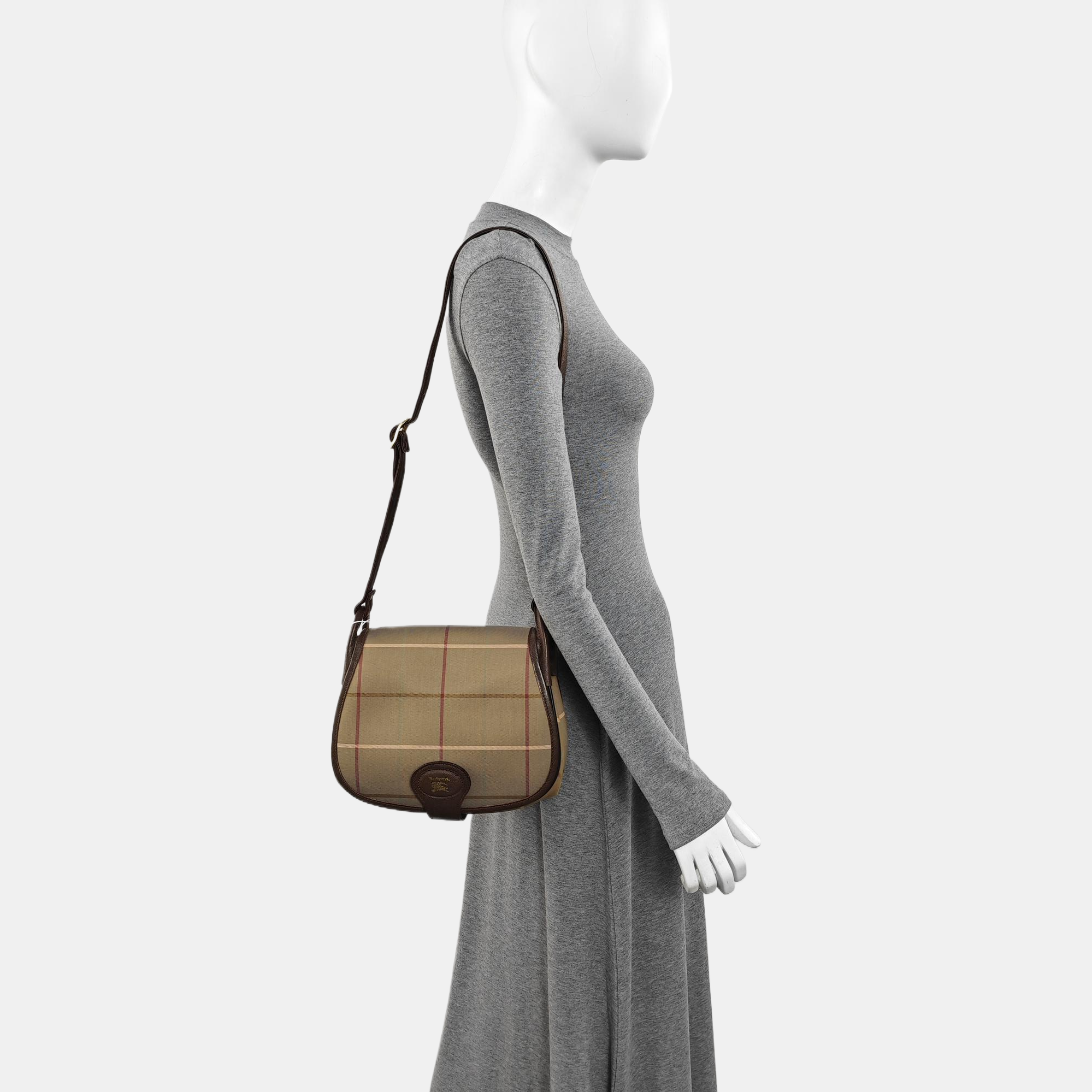 Canvas Shoulder Bag Beige