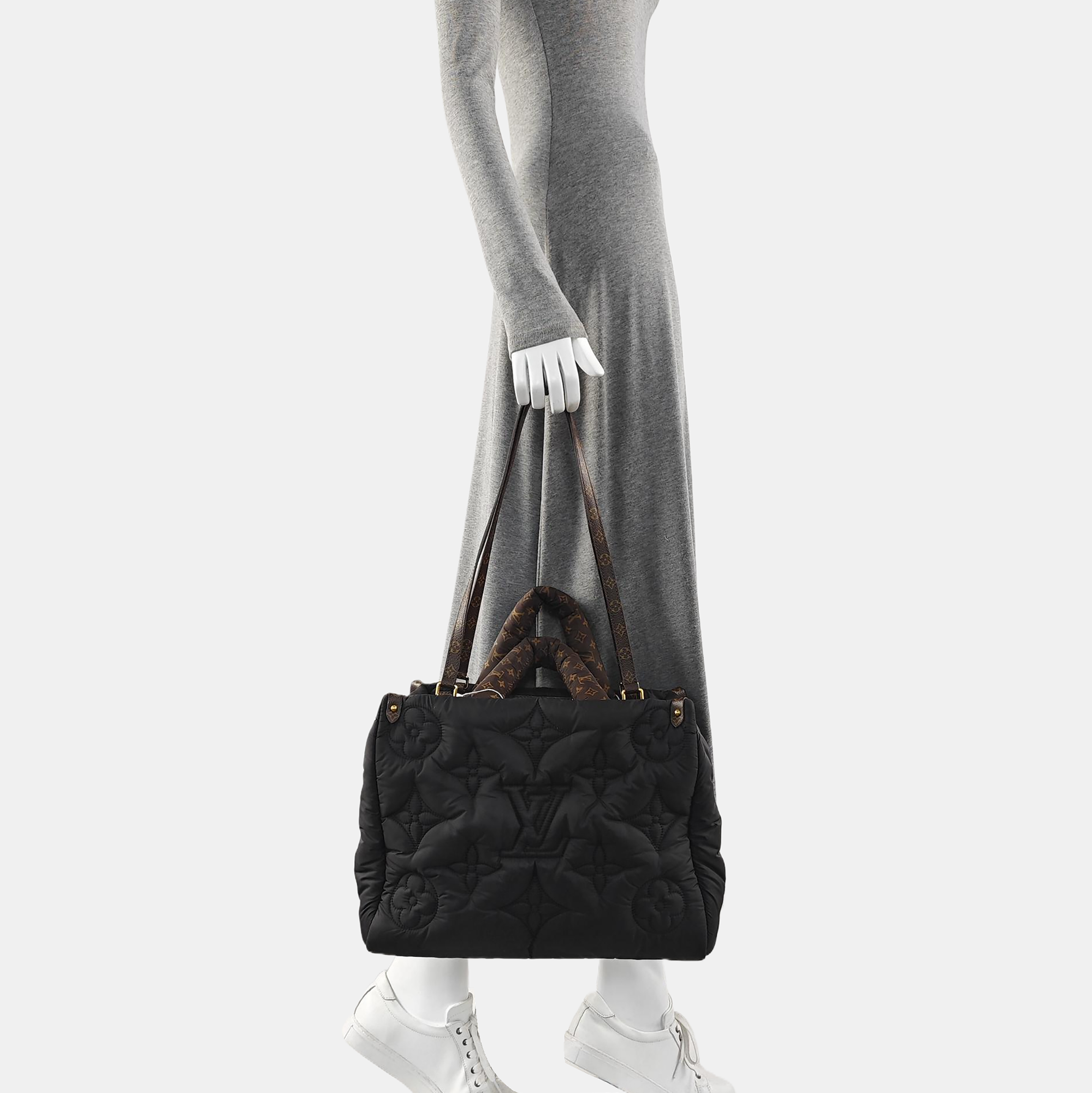ONTHEGO MM Monogram Nylon Black