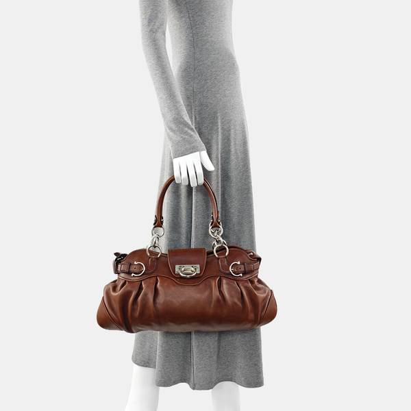 Marissa Lambskin Brown