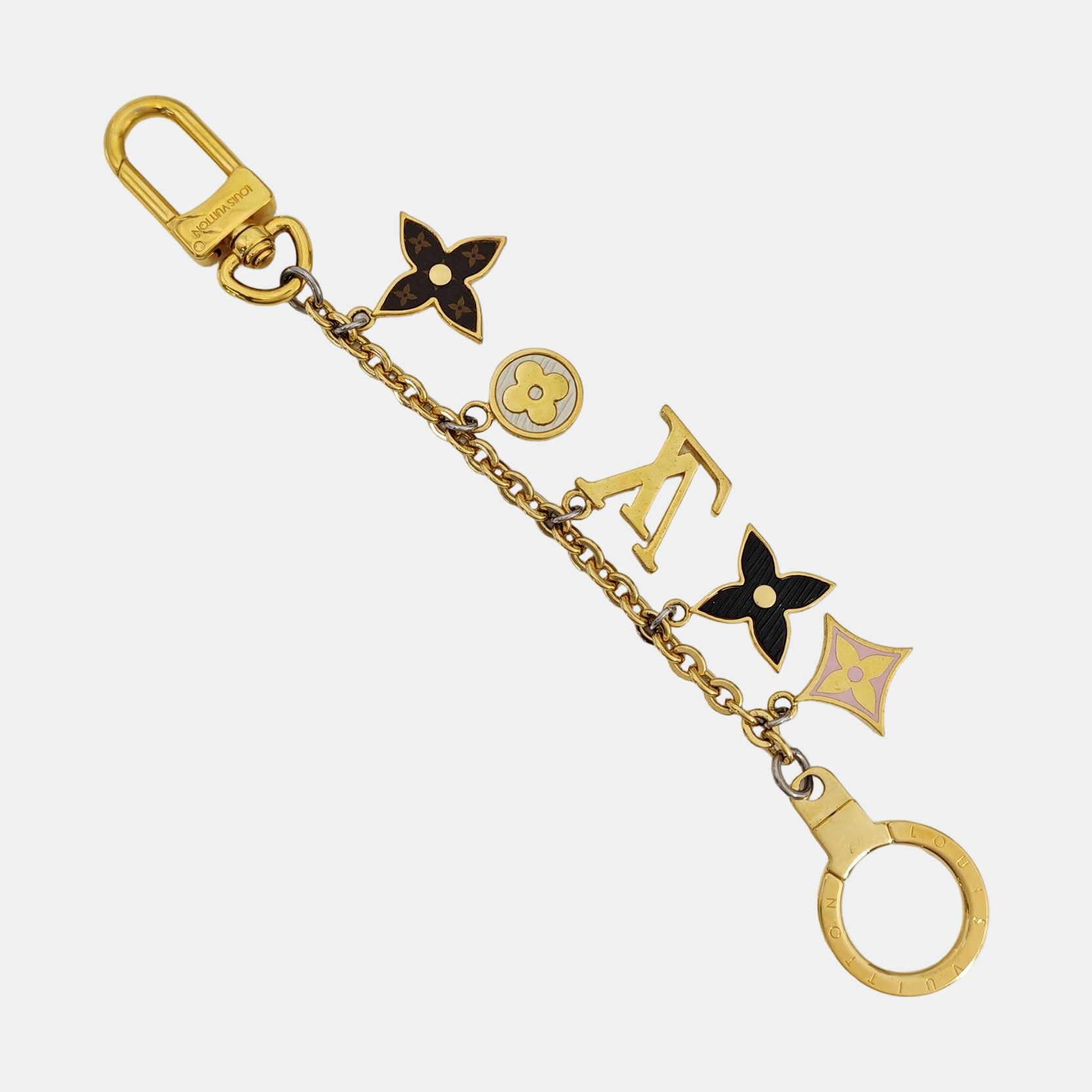 Metal Bag Charm Gold