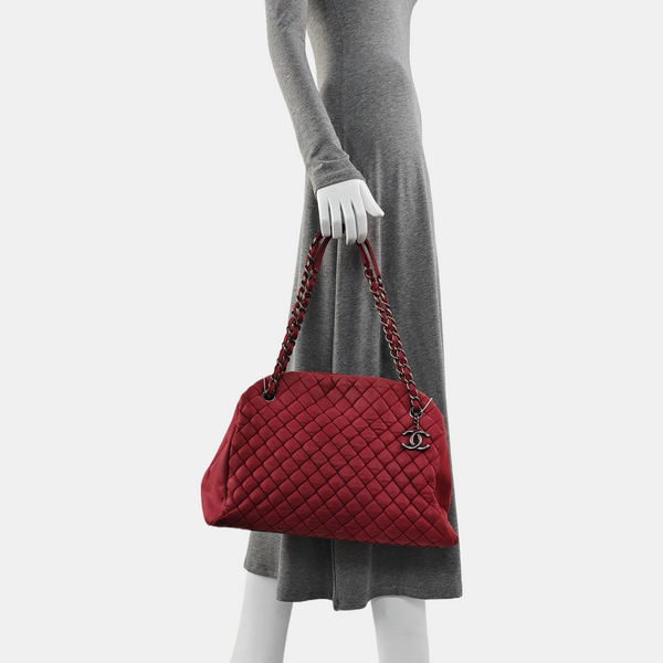 Authenticated pre-owned  JUST MADEMOISELLE Quilted Calfskin Pink - Shoulder Bag at Looply