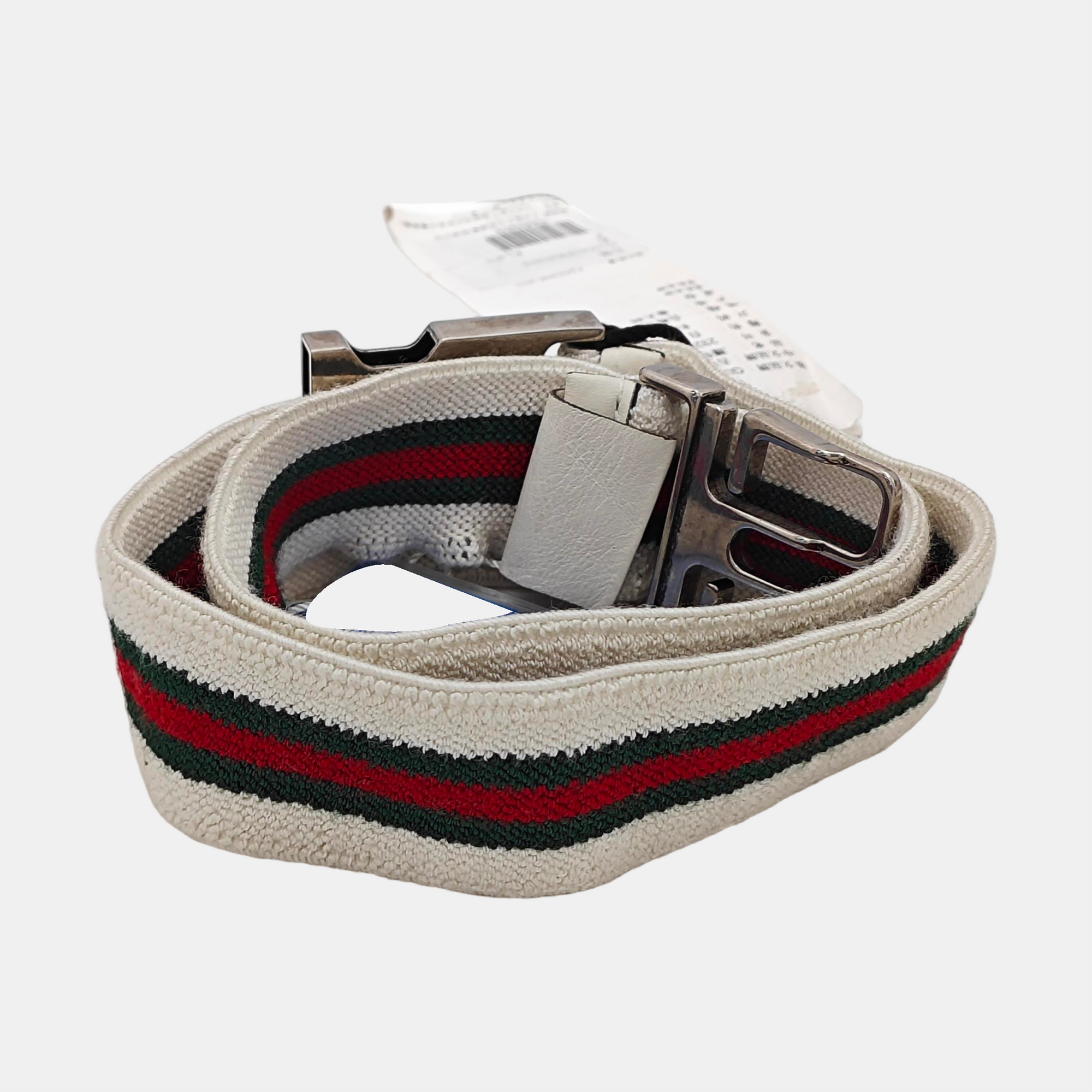 Fabric Belt White