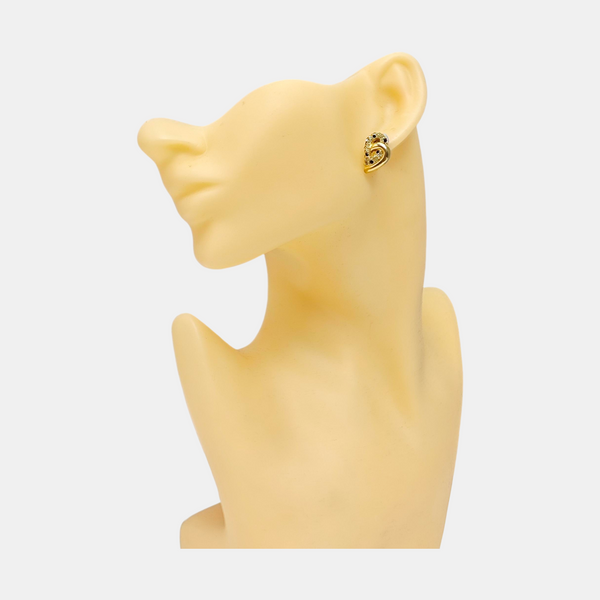 Metal Gold Clip On Earrings