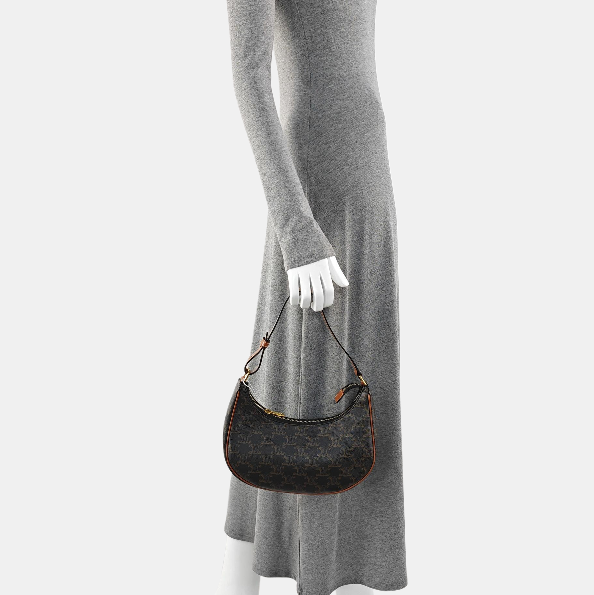 AVA Small Coated Canvas Brown
