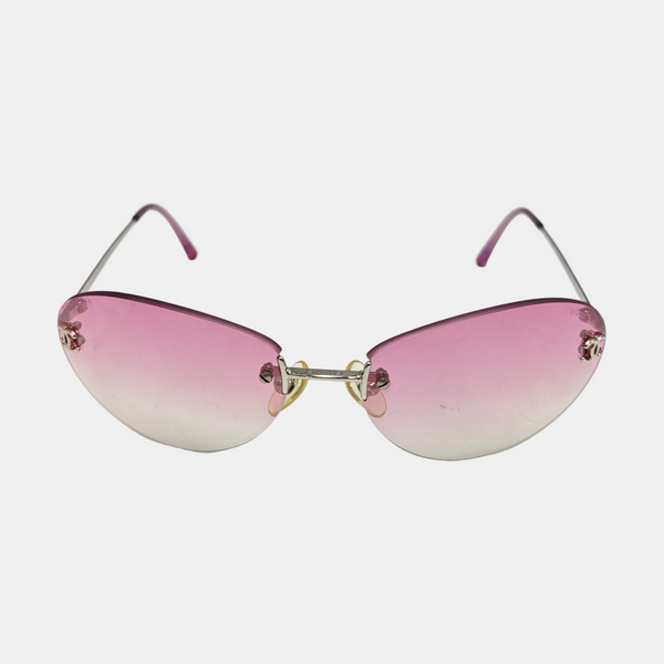 Metal Sunglasses Red