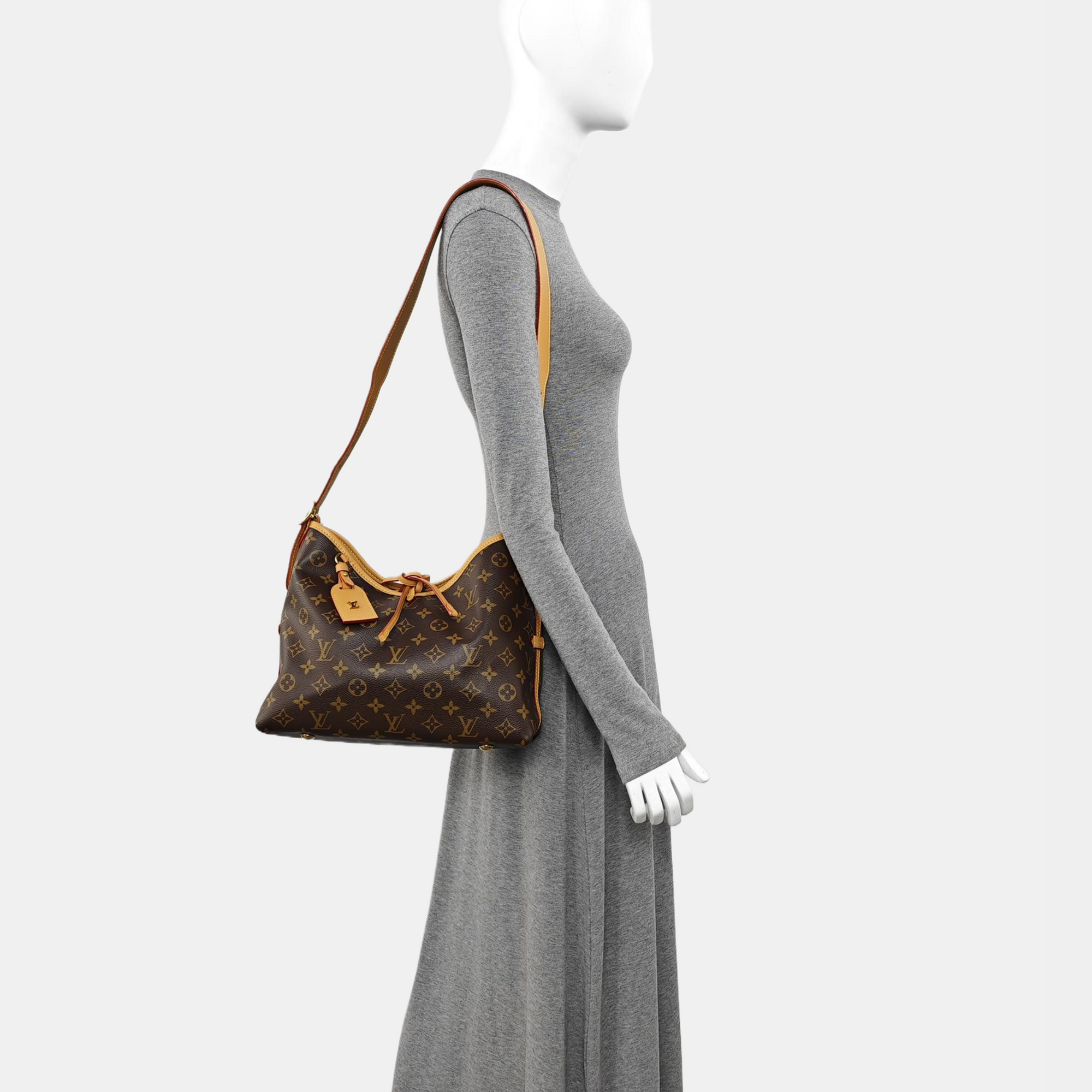 CARRYALL PM Monogram Coated Canvas Brown