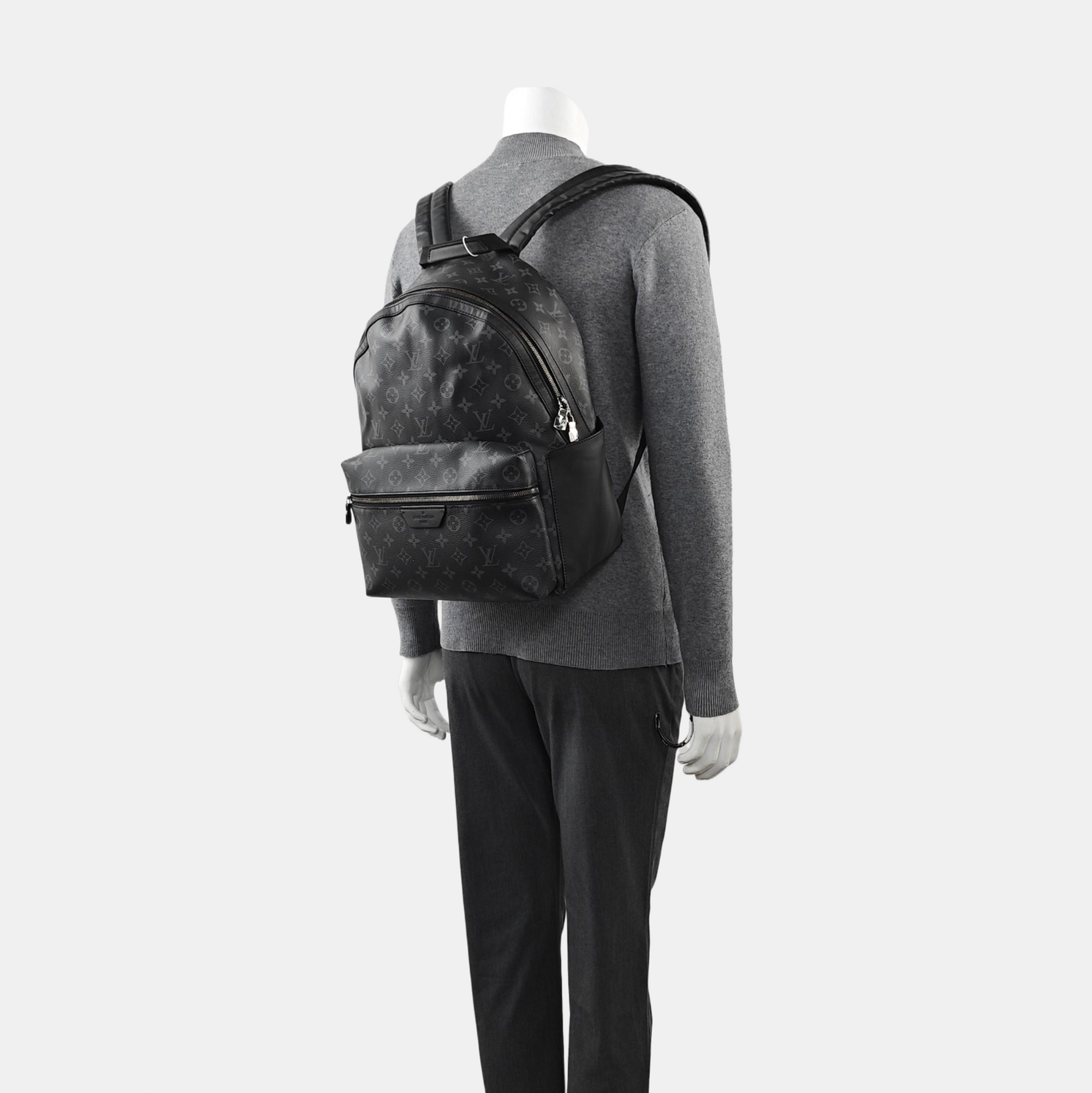 DISCOVERY PM Monogram Coated Canvas Black