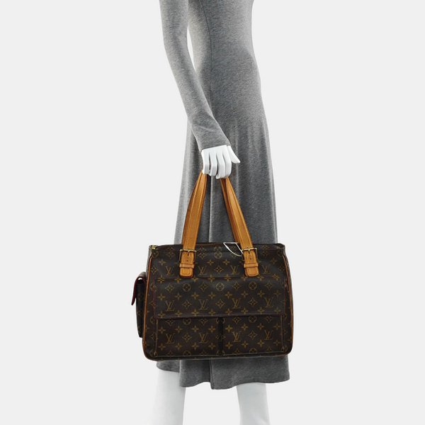 MULTIPLE Monogram Coated Canvas Brown