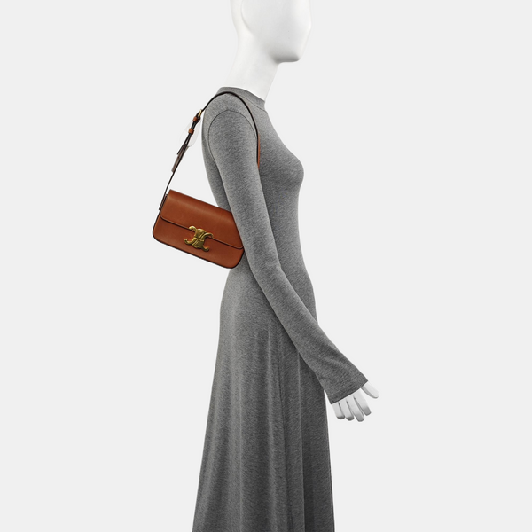 TRIOMPHE Small Calfskin Brown
