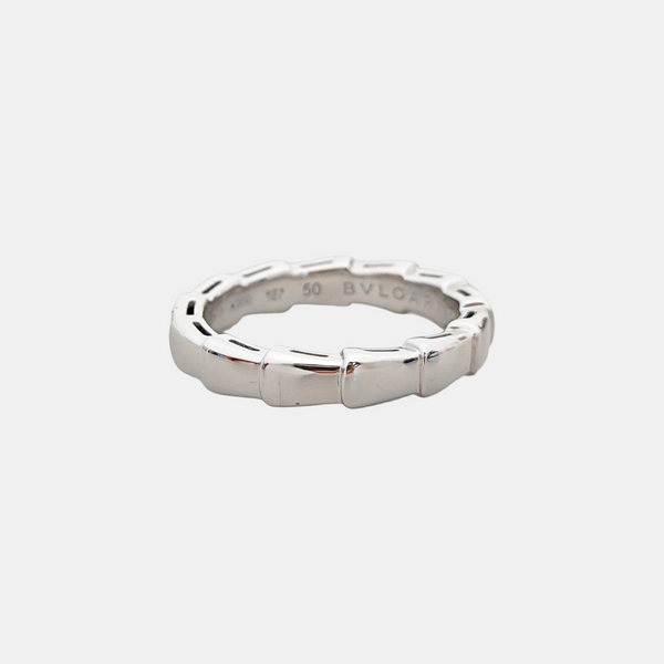 SERPENTI 18k White Gold Silver Ring EU 50