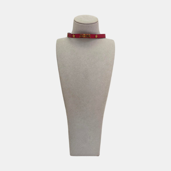 J'adior Metal Red Necklace