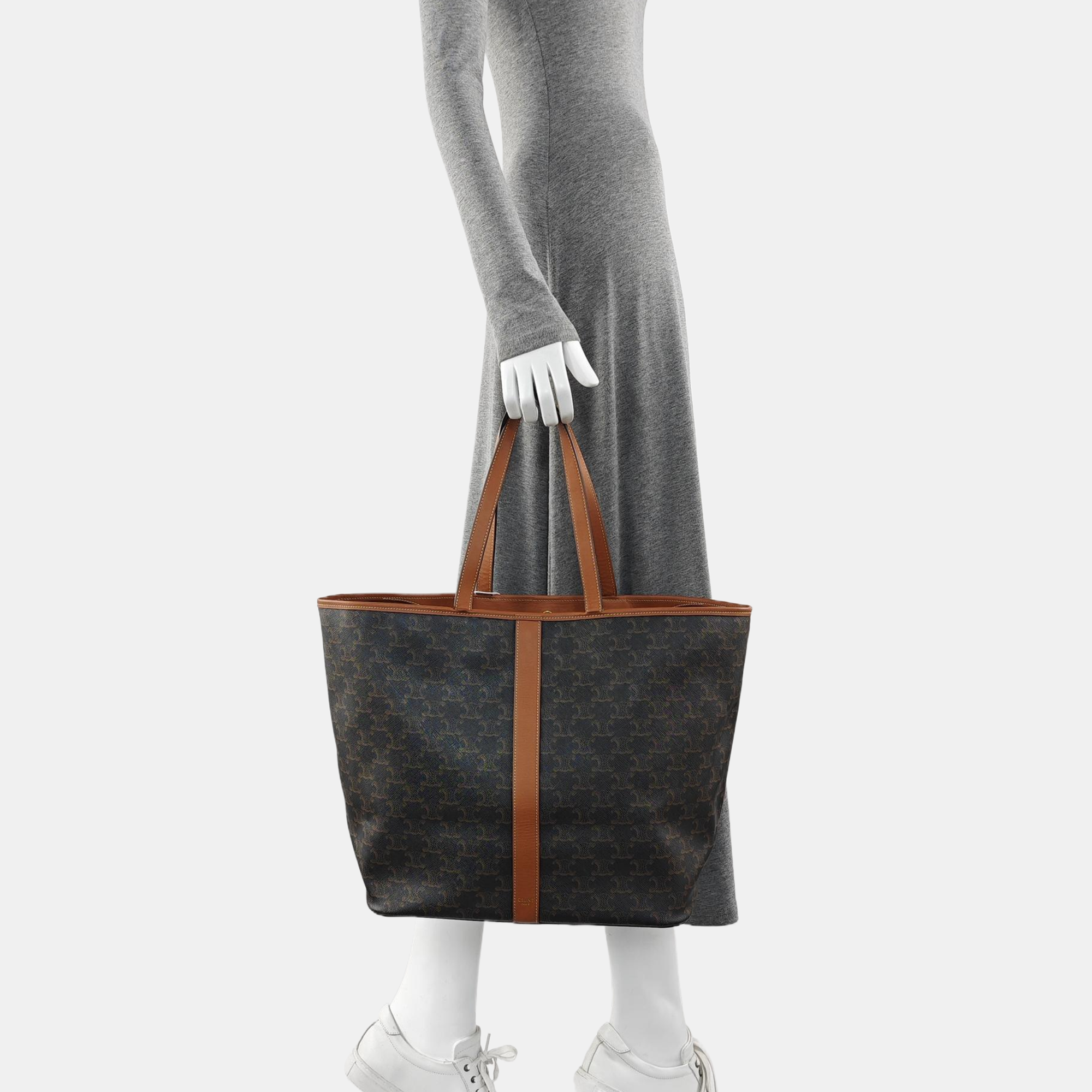 TRIOMPHE CANVAS Medium Coated Canvas Black