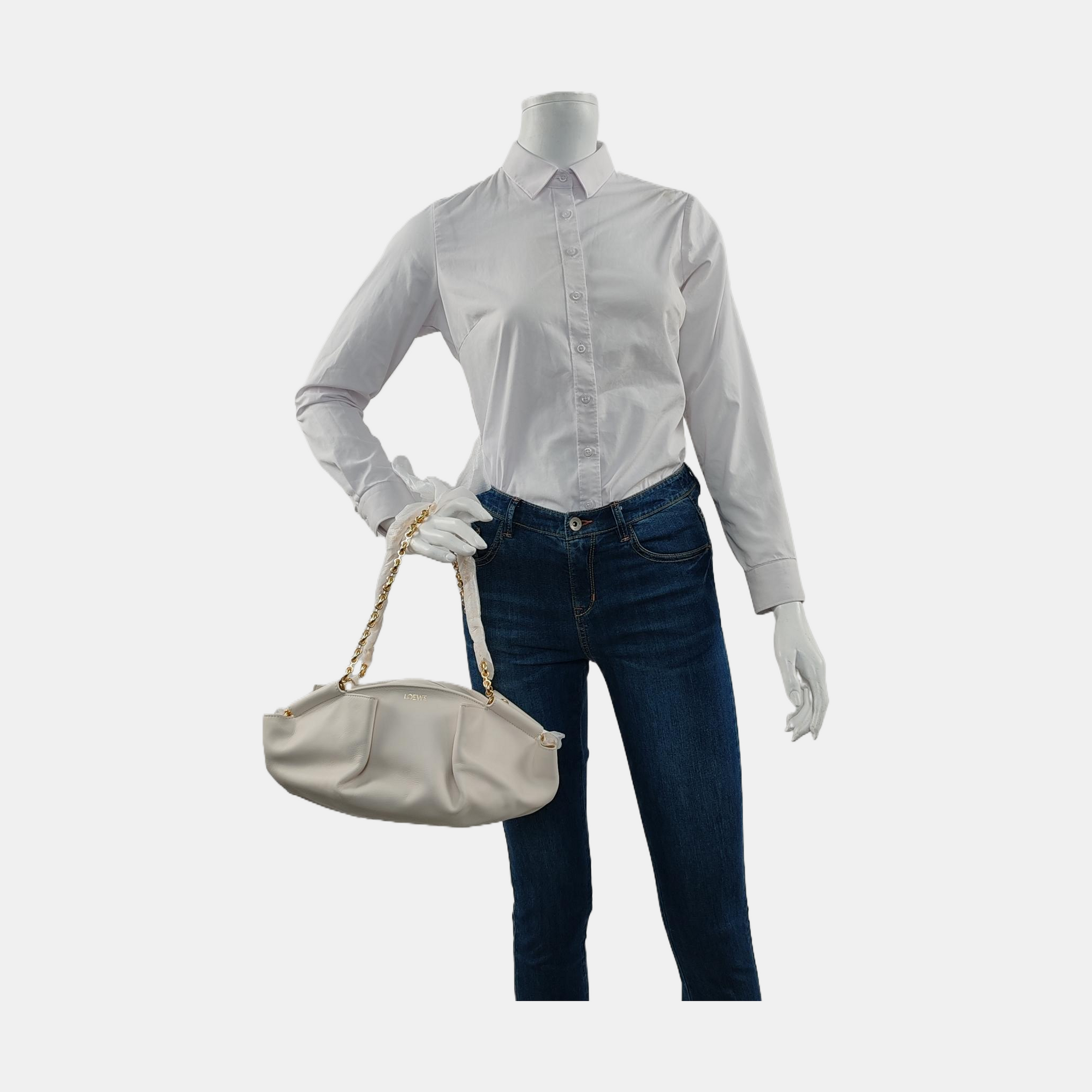 Paseo Small Calfskin White