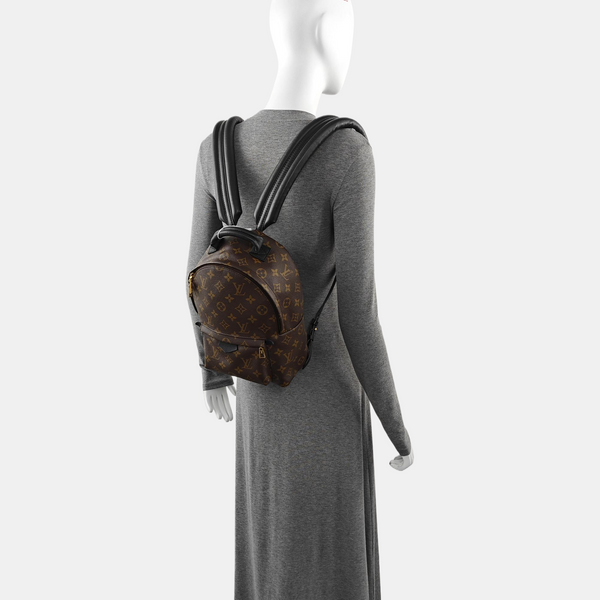 PALM SPRINGS PM Monogram Coated Canvas Brown