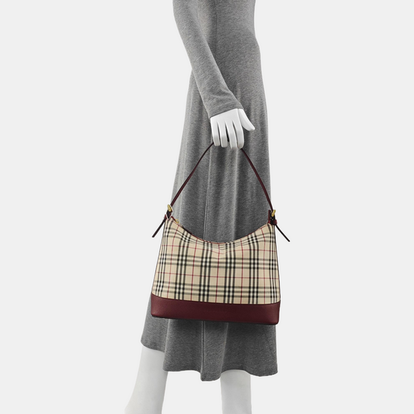 Canvas Top Handle Bag Small Beige