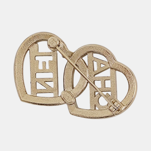 Metal Gold Brooch