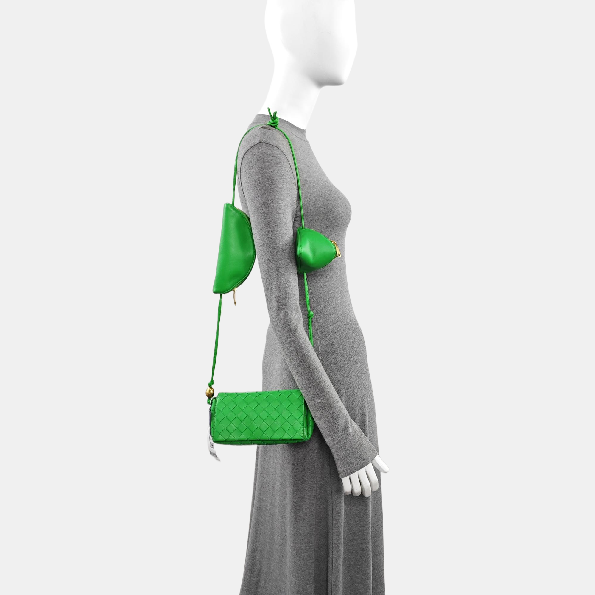 Lambskin Shoulder Bag Green