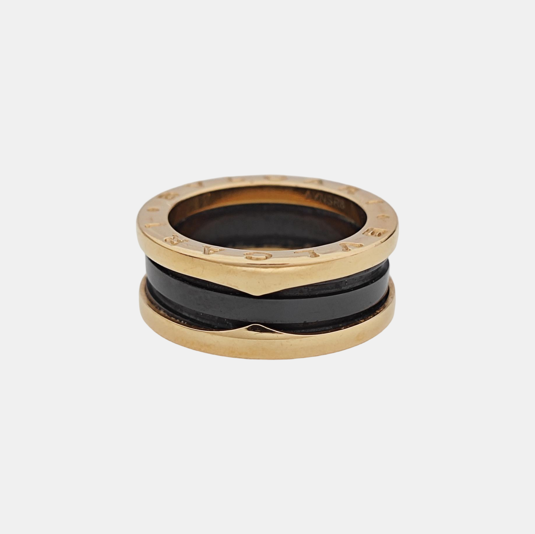 B.ZERO1 18k Rose Gold Ring EU 51