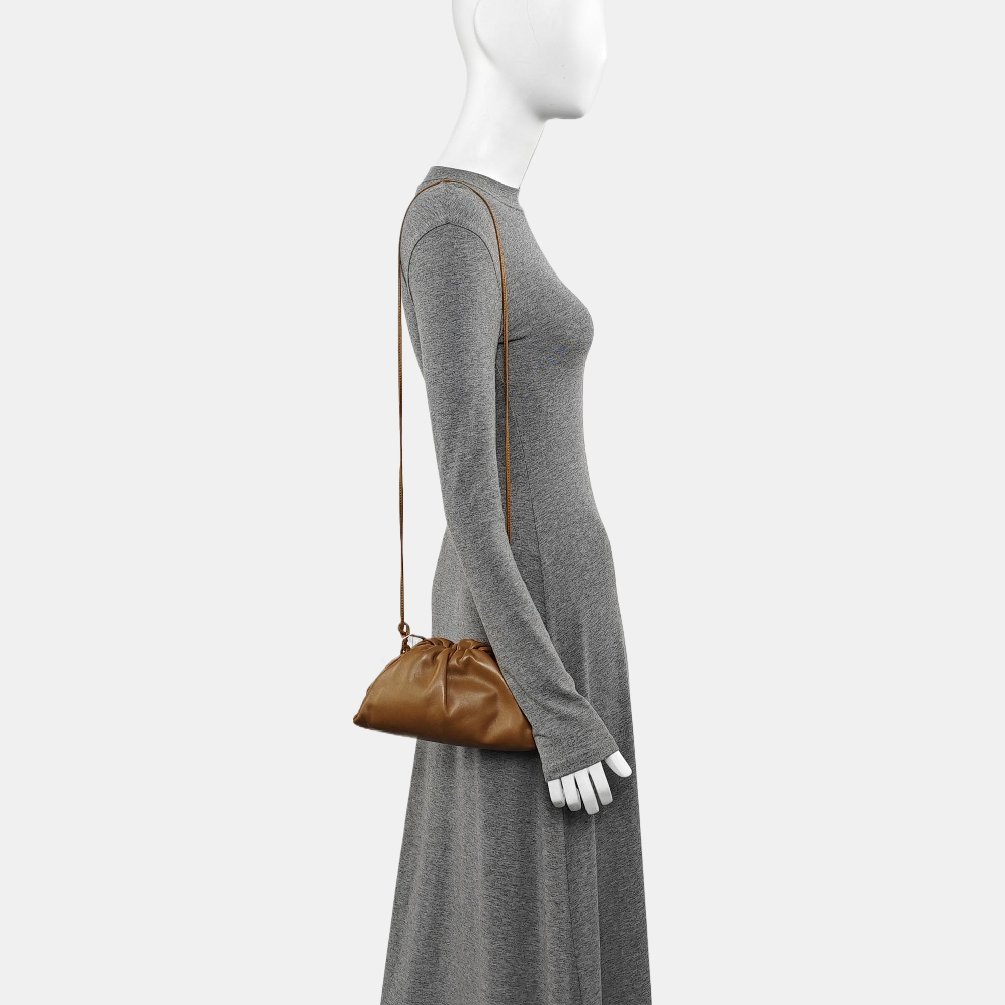 The Pouch Mini Calfskin Brown