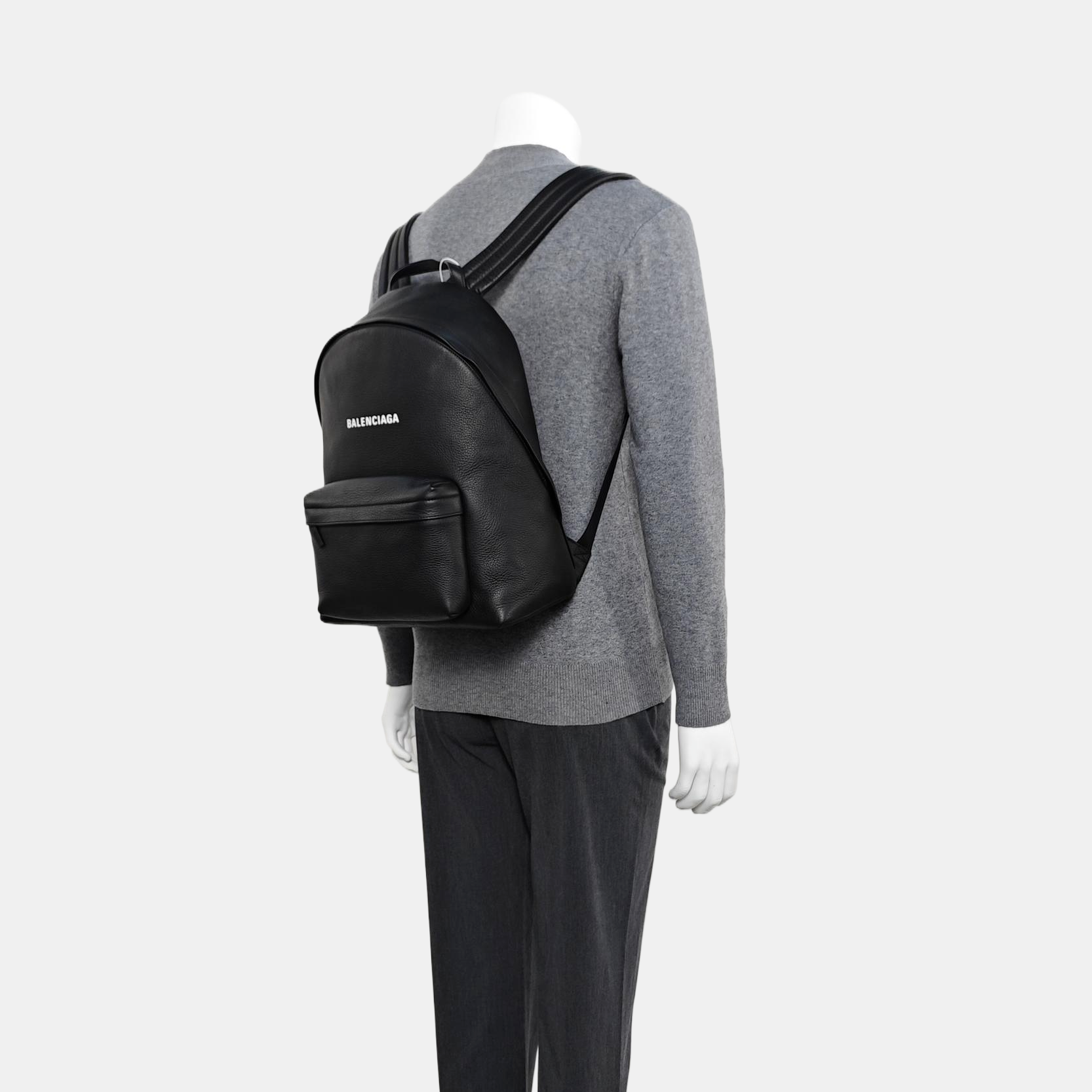Calfskin Backpack Black