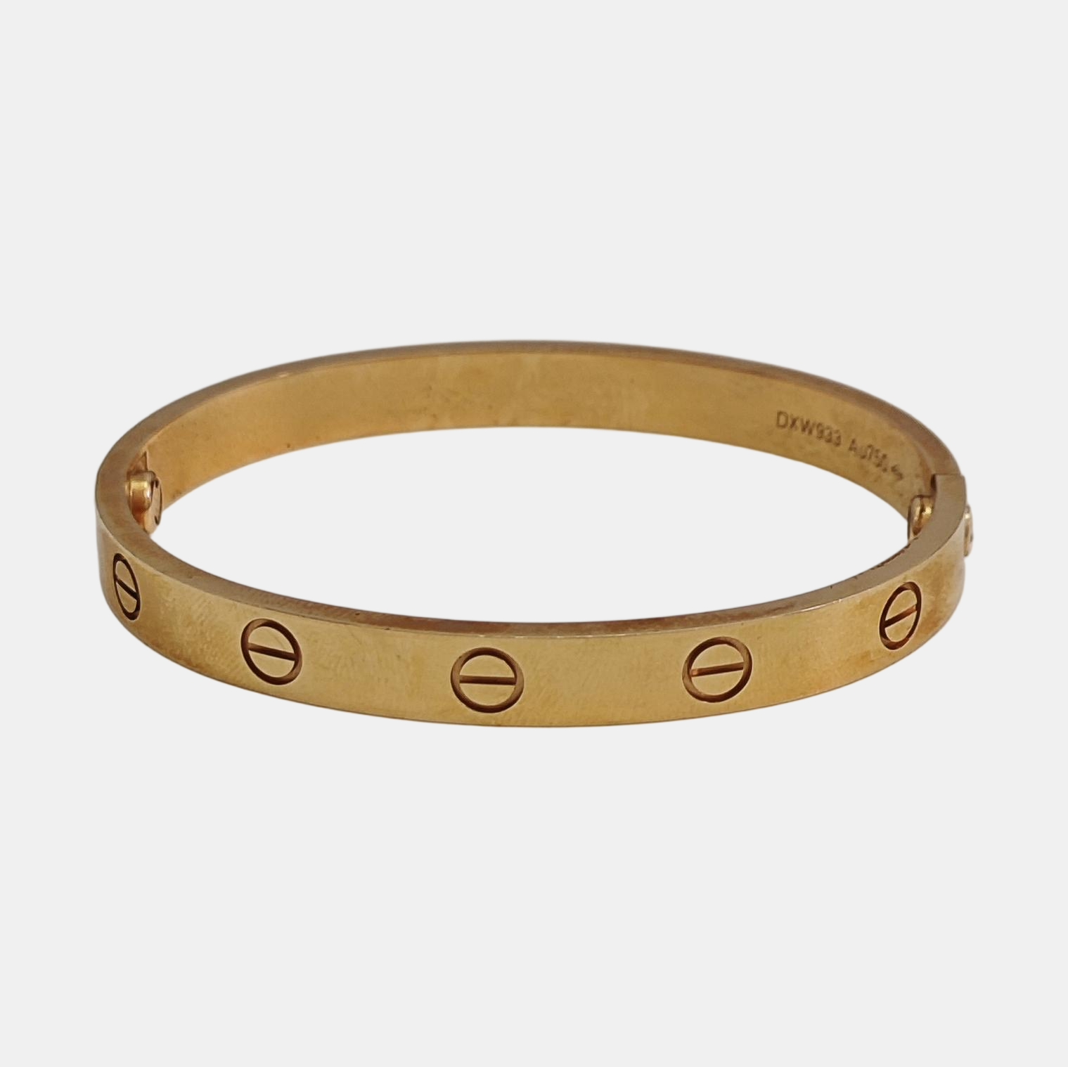 LOVE 18k Rose Gold Bangle