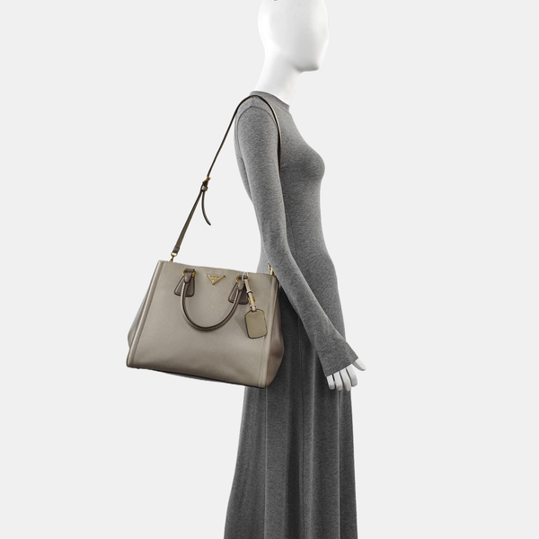 Parabole Saffiano Calfskin Gray
