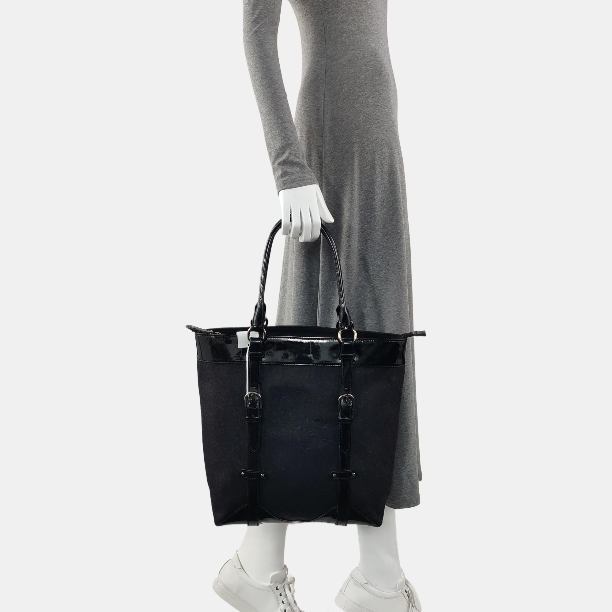 Fabric Tote Bag Black