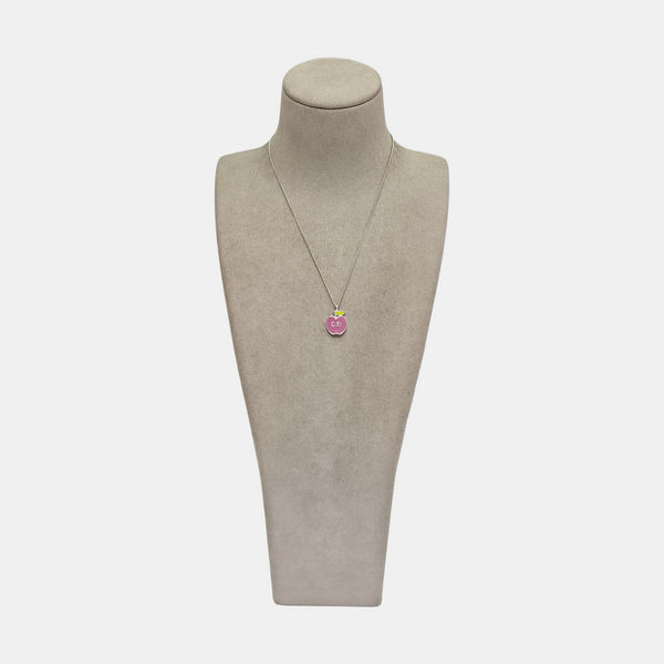 Petit CD Metal Silver Necklace
