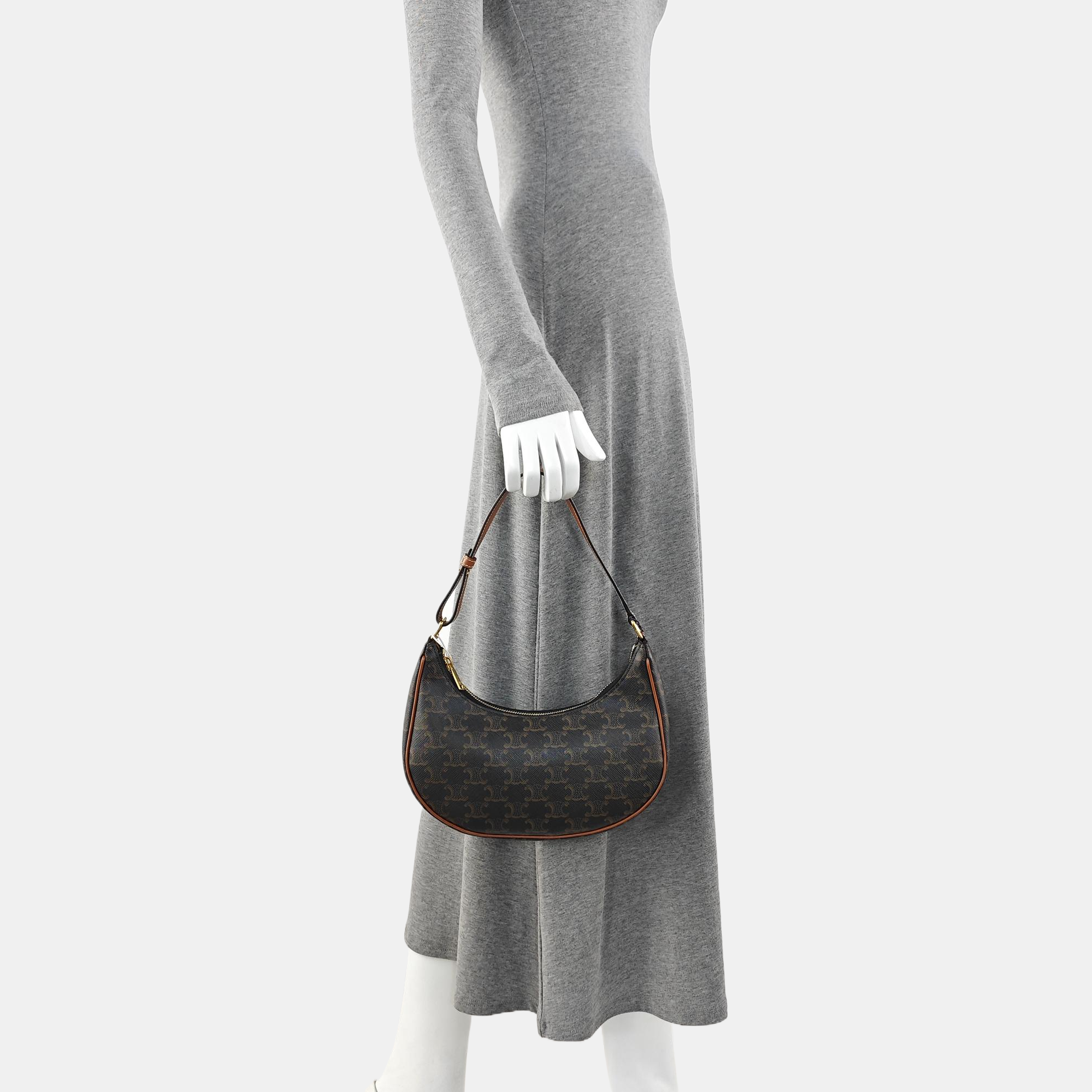 AVA Small Coated Canvas Brown