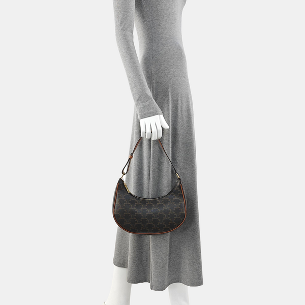AVA Small Coated Canvas Brown