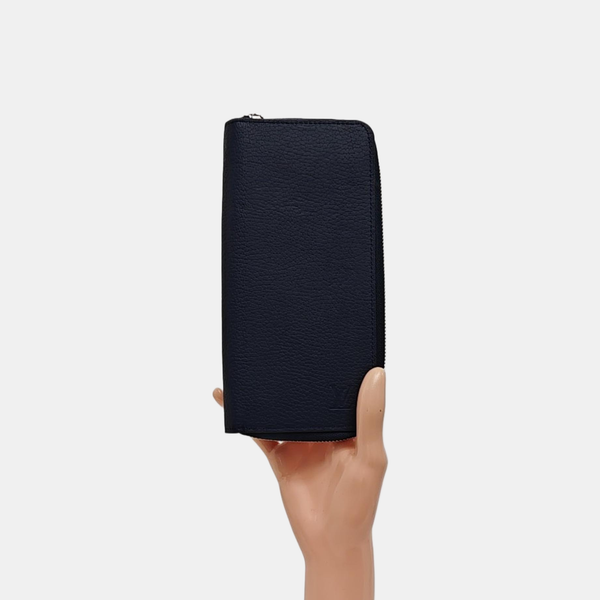ZIPPY Calfskin Blue Wallet