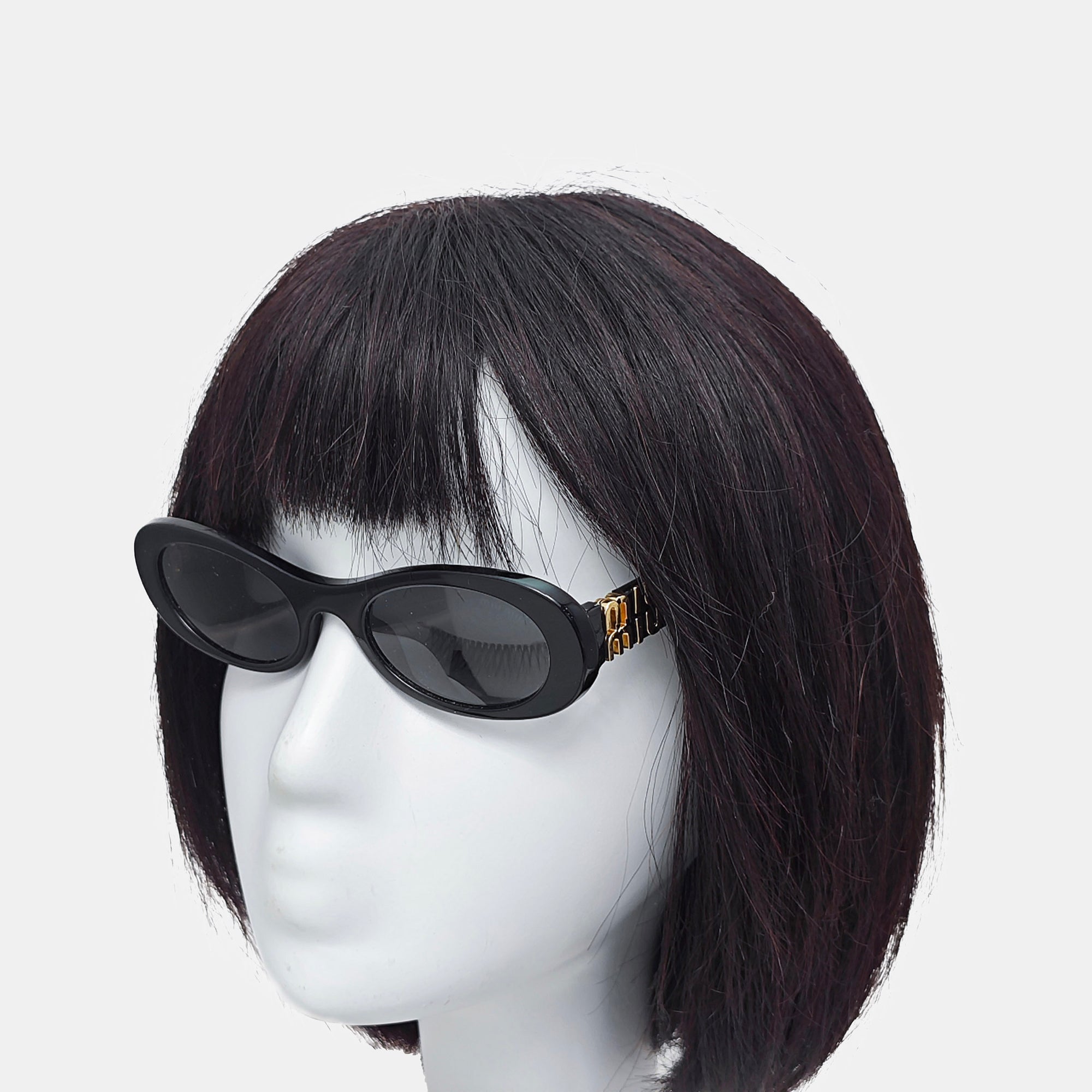 Black Synthetic Sunglasses