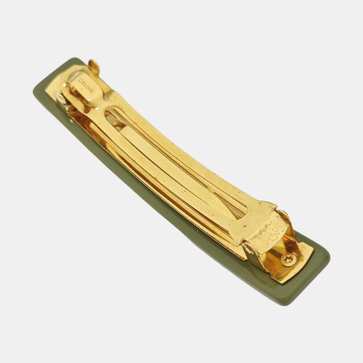 Synthetic Hair Clip Green