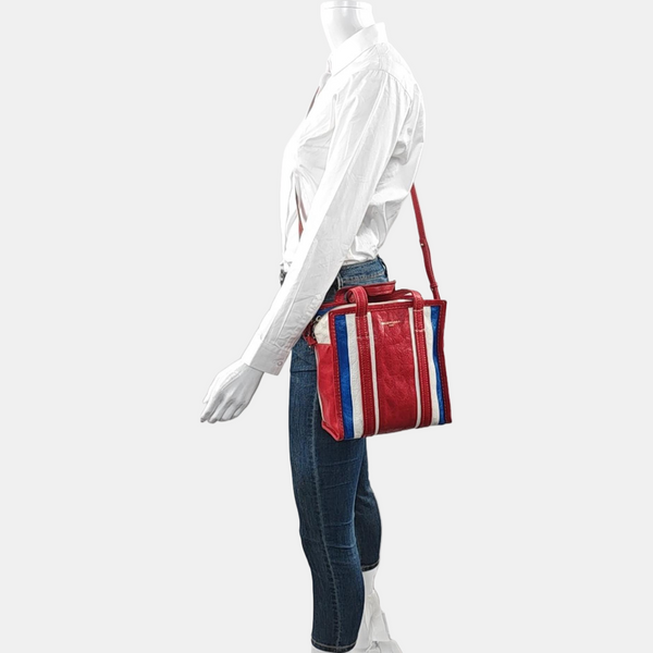 Authenticated pre-owned  Bazar XS Lambskin Red - Tote Bag at Looply