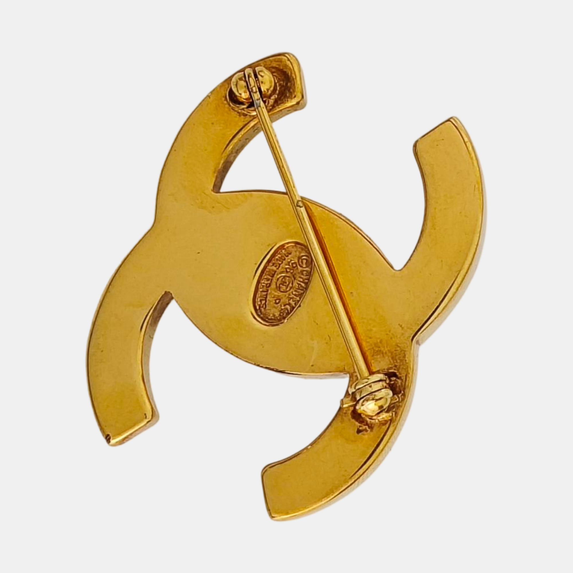 Metal Gold Brooch