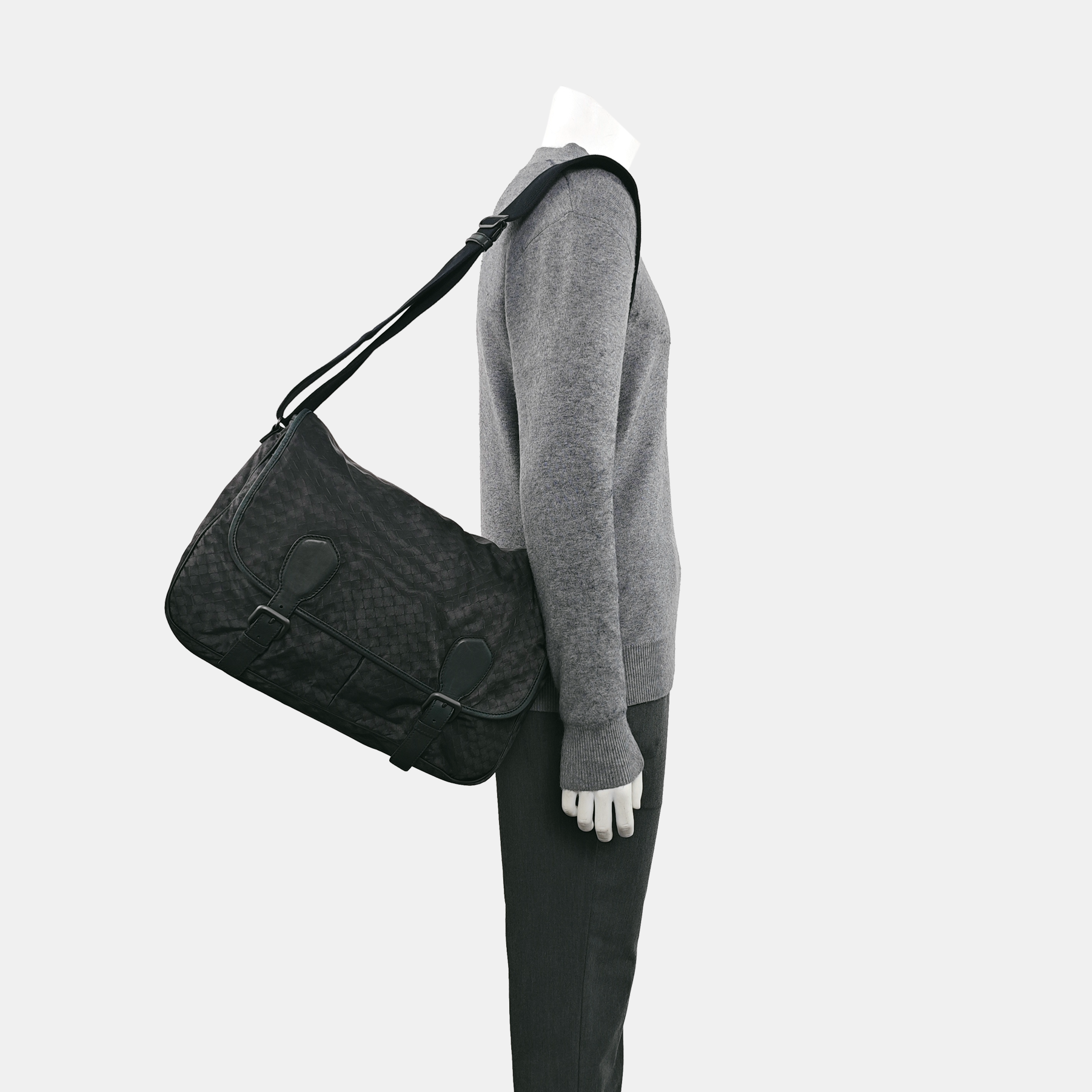 Fabric Shoulder Bag Green